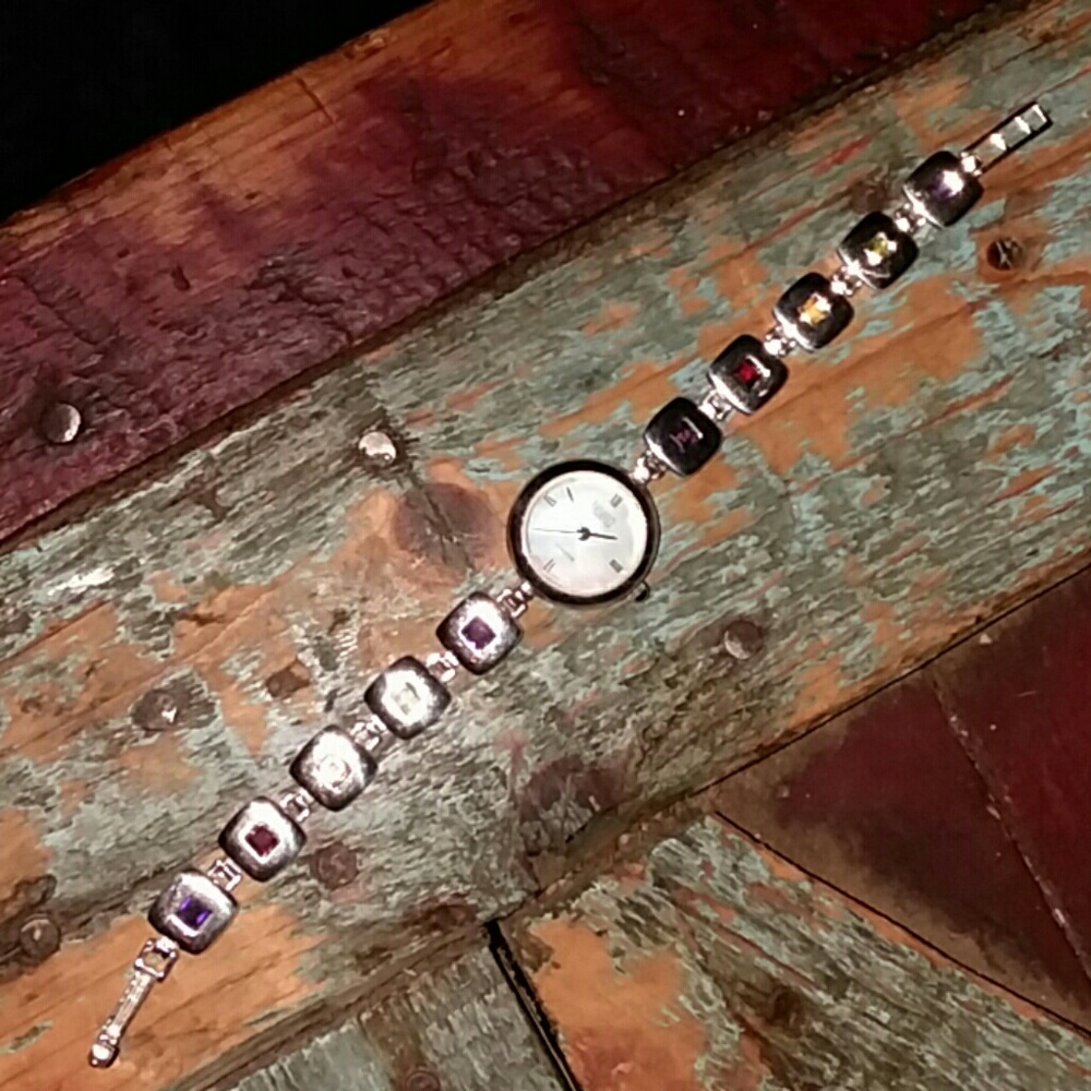 Sterling MultiStone Watch